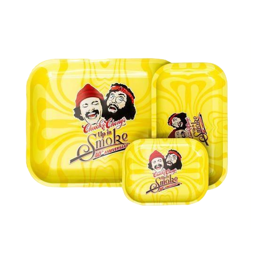 40TH ANNIVERSARY CHEECH & CHONG YELLOW TRAY