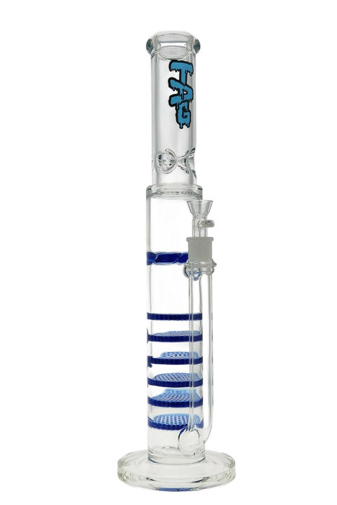TAG - 20" Sextuple (6) Honeycomb Water Pipe 50x7MM (18MM Female)
