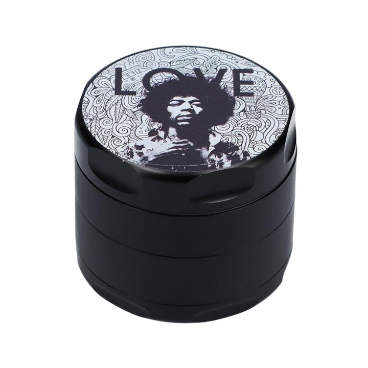 Jimi Hendrix Love 55mm 4-Piece Grinder