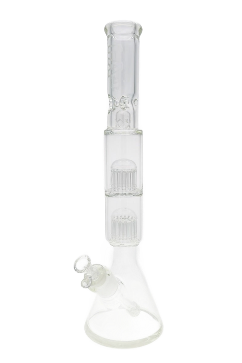 TAG - 20" Double Fixed 16 Arm Tree Beaker 50x7MM - 28/18MM Downstem (4.75")