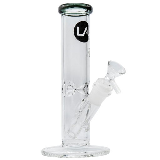 LA Pipes Straight Shooter Bong - Multiple Colors - 8"