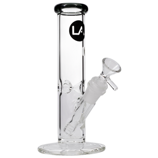 LA Pipes Straight Shooter Bong - Multiple Colors - 8"