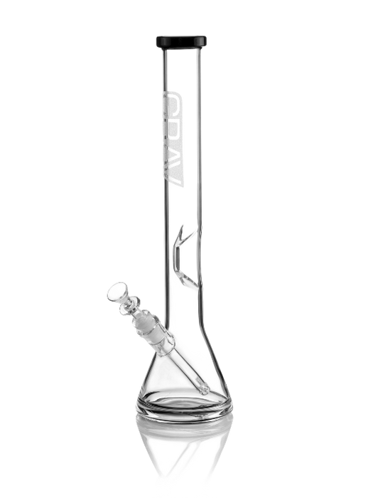 GRAV® Large, Black Accent Beaker Base Water Pipe