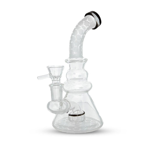 Custom Glass Water Pipe - 6" - Sand