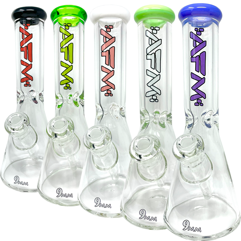 The Heavy Boi Beaker 12" Colored Lip - 9MM