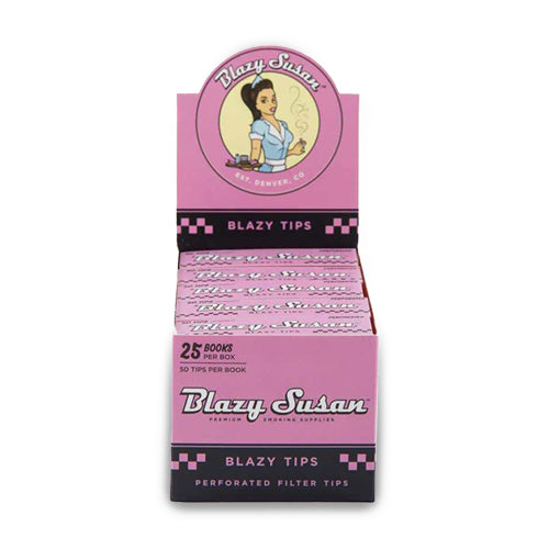 Blazy Susan Pink Perforated Tips