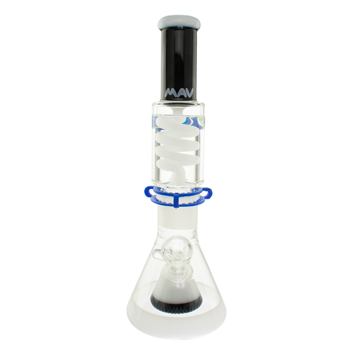 Black and White Slitted Pyramid Beaker Freezable Coil System