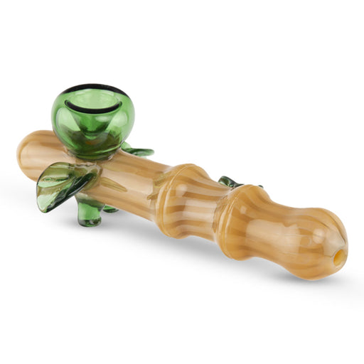 Custom Glass 5” Tree Trunk Hand Pipe