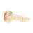 Custom Glass 5” Silver Fumed Honeycomb Spoon Hand Pipe