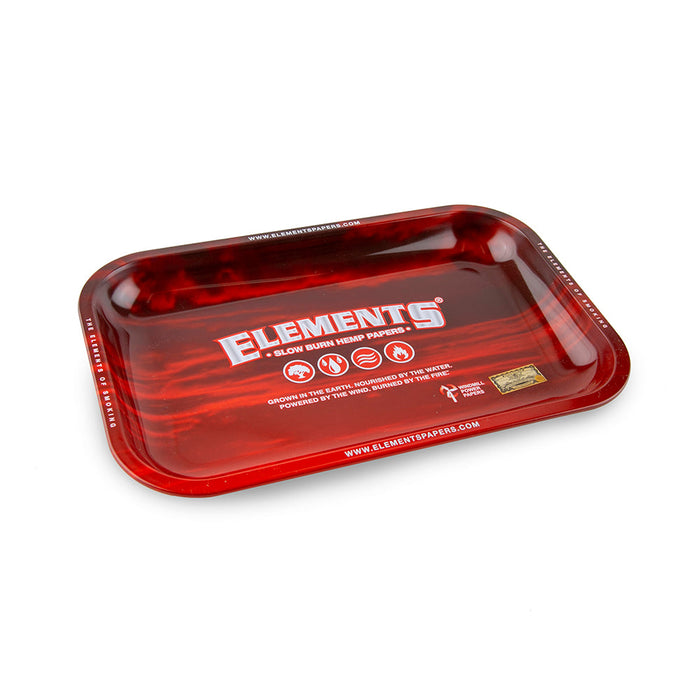 Elements Rolling Tray Red