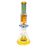 Gold and Transparent Black Slitted Pyramid Beaker Freezable Coil System
