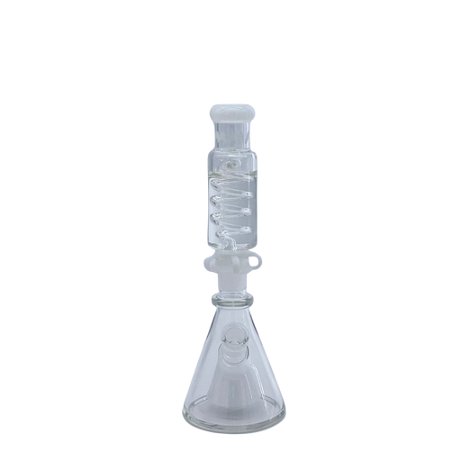 mini white Slitted Pyramid Beaker Freezable Coil System