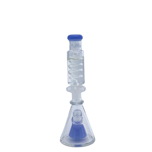 Mini Lavender Slitted Pyramid Beaker Freezable Coil System