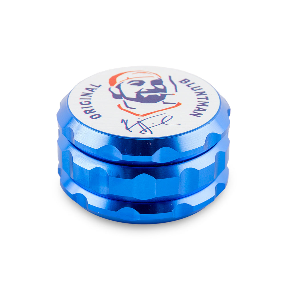 Famous Brandz Grinder - Jay & Silent Secret Stash Bob Bluntman - 63mm - Blue