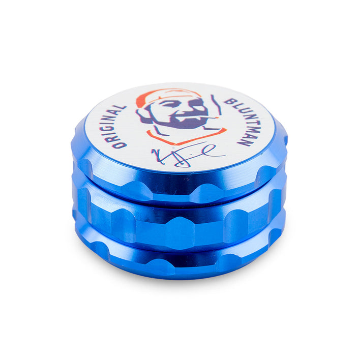 Famous Brandz Grinder - Jay & Silent Secret Stash Bob Bluntman - 63mm - Blue