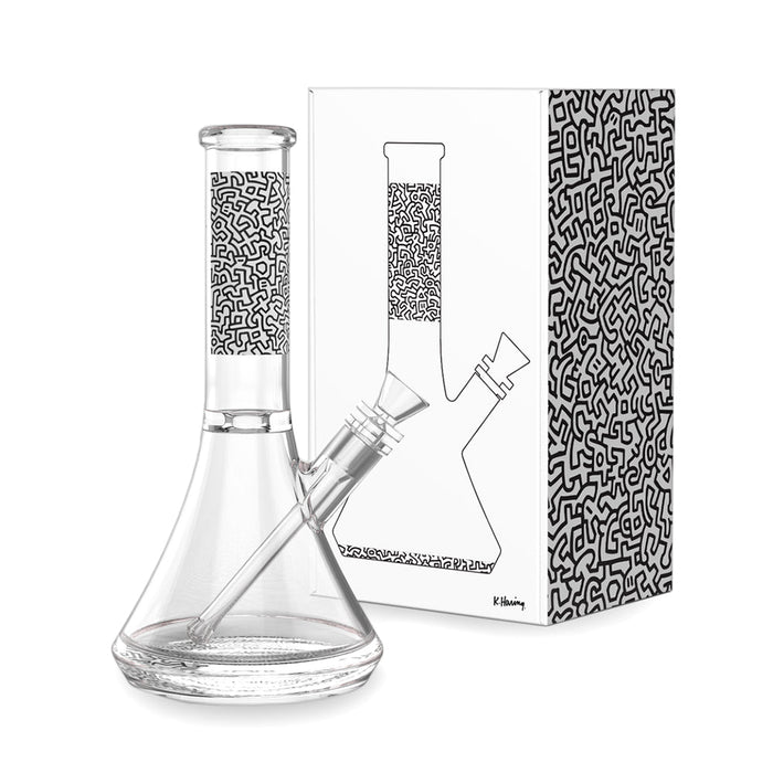 K. Haring Glass - Water Pipe