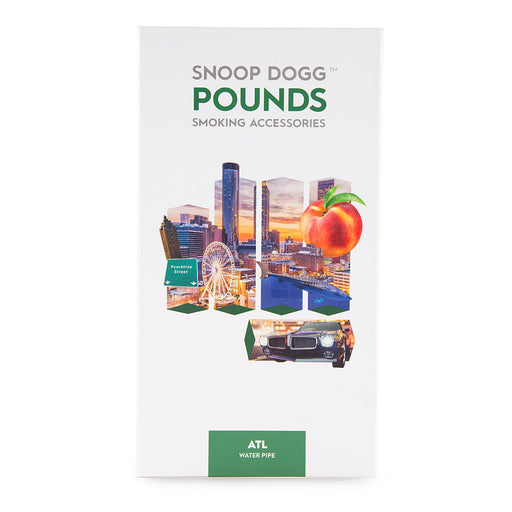 Famous Brandz Snoop Dogg Pounds Water Pipe - ATL - 11.25" - Milky Jade