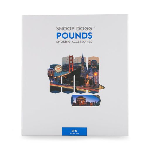 Famous Brandz Snoop Dogg Pounds Water Pipe - SFO - 7.5" - Blue