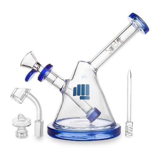 Famous Brandz Snoop Dogg Pounds Water Pipe - SFO - 7.5" - Blue