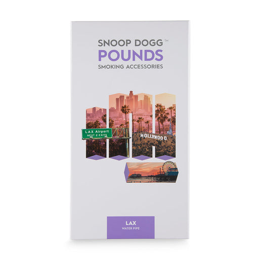 Famous Brandz Snoop Dogg Pounds Water Pipe - LAX - 11" - Black
