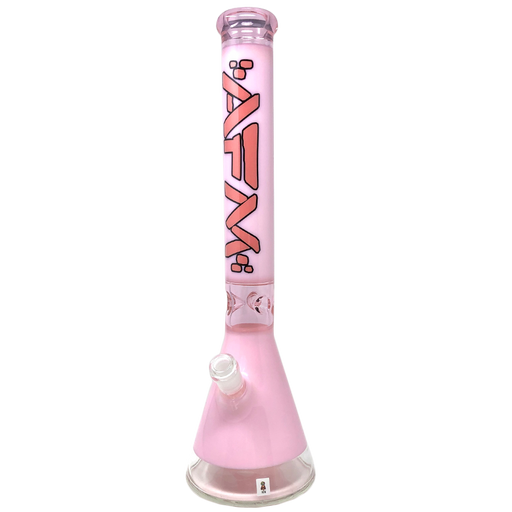 The Quasar Beaker 18" - Clear Bottom Pink/Pink