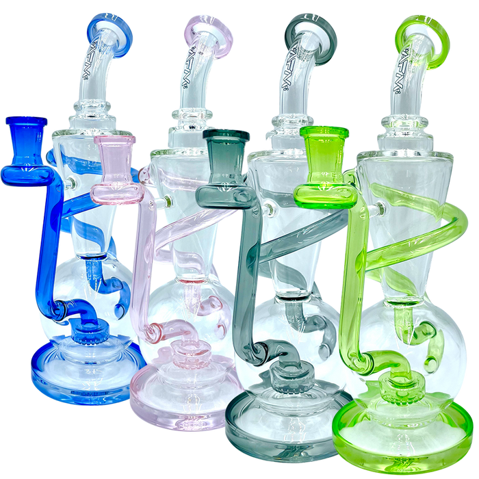 The Swirly Wiry Recycler - 10.5"