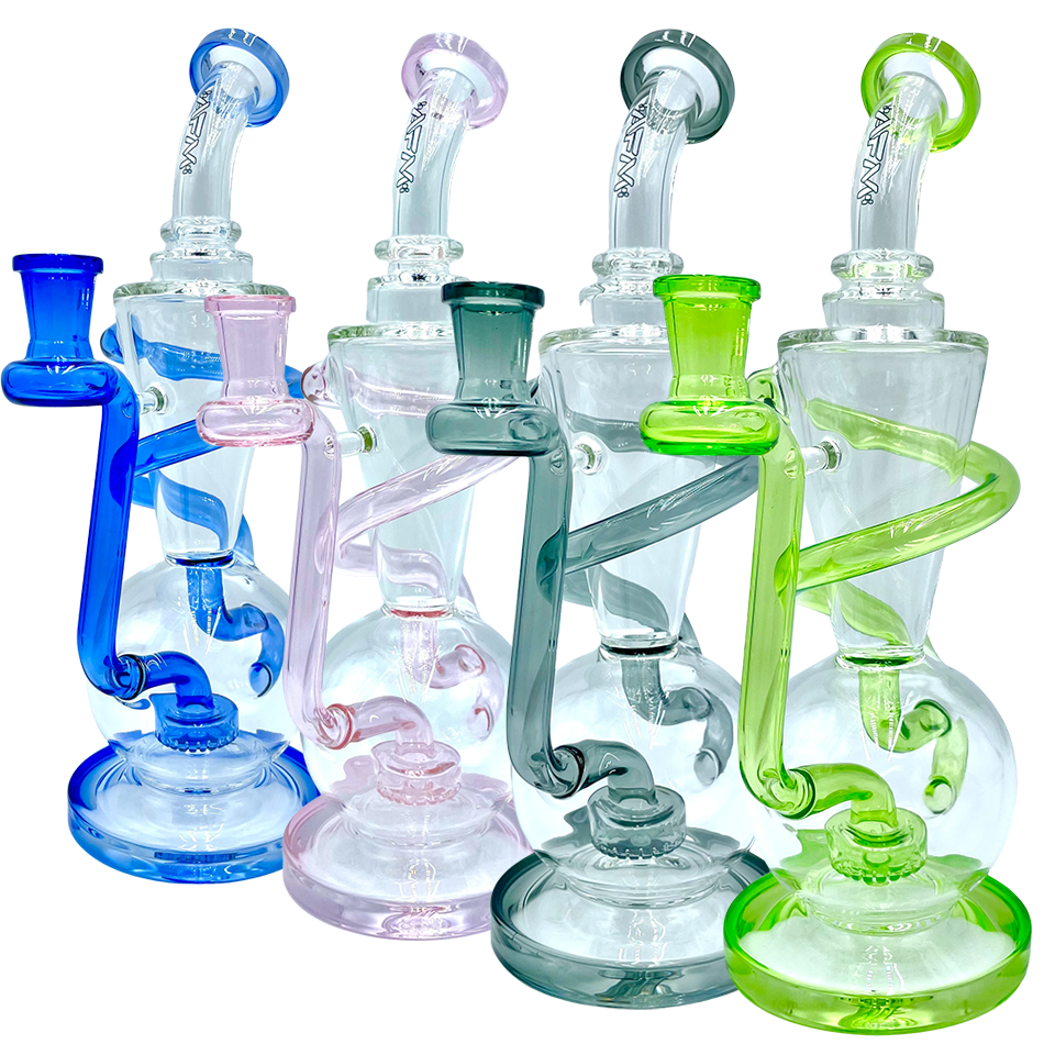 The Swirly Wiry Recycler - 10.5"