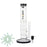 Dopezilla Water Pipe - Cerberus - 12" - Black