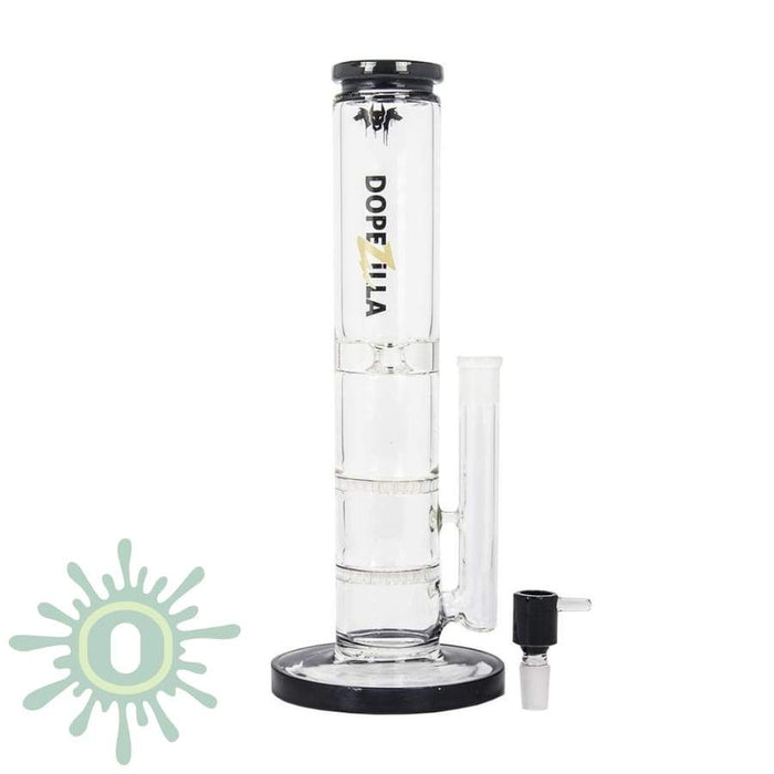 Dopezilla Water Pipe - Cerberus - 12" - Black
