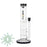 Dopezilla Water Pipe - Cerberus - 12" - Black