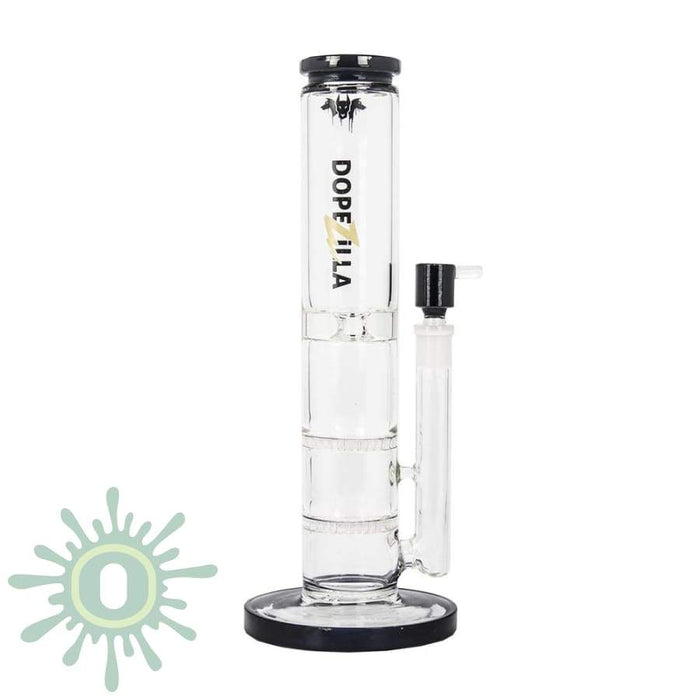 Dopezilla Water Pipe - Cerberus - 12" - Black