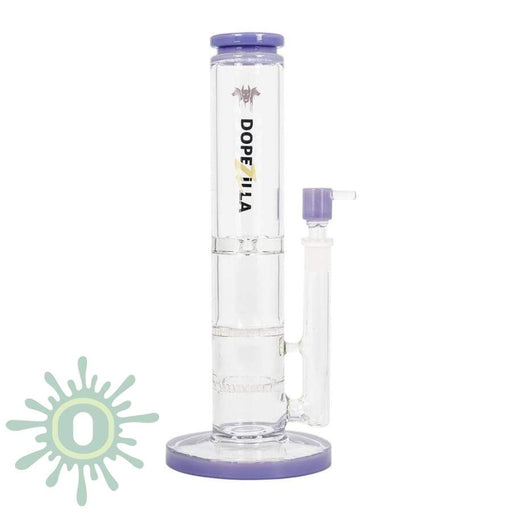 Dopezilla Water Pipe - Cerberus - 12" - Milky Purple