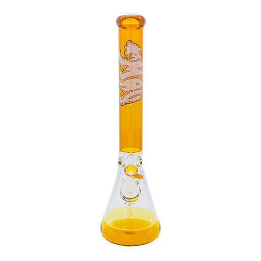 Full Golden Cali Bear 18" Full Color Beaker Bong