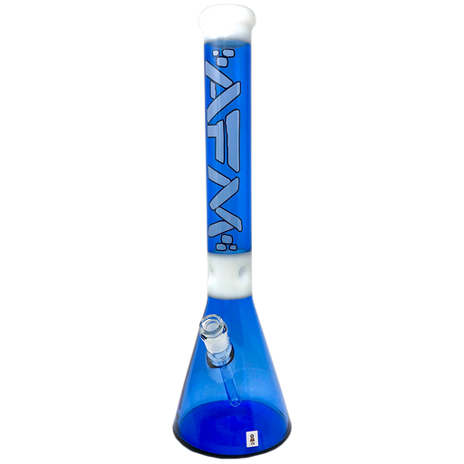 The Quasar Beaker 18" - Full Color White/Blue