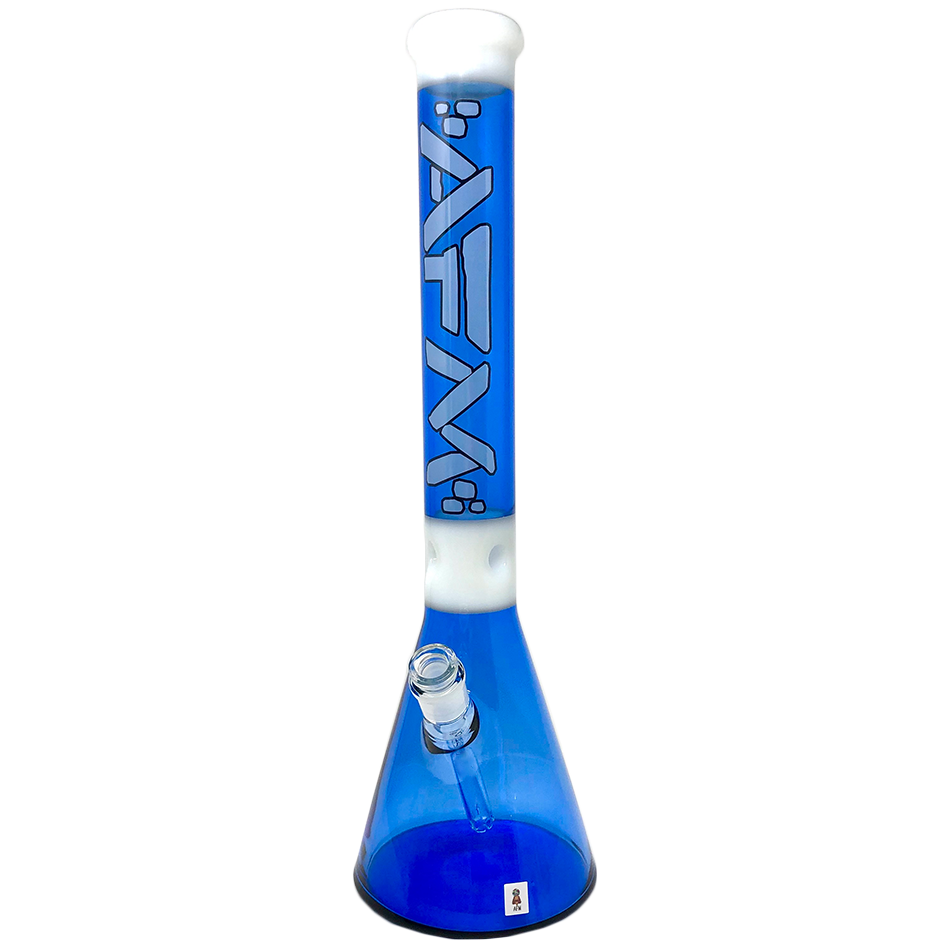 The Quasar Beaker 18" - Full Color White/Blue