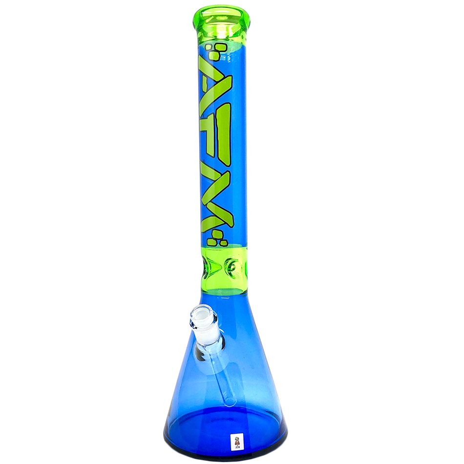 The Pulsar Beaker 18" - Full Color Blue/Lime